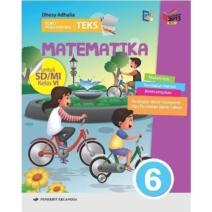 

BUKU PENDAMPING TEMATIK TERPADU MATEMATIKA KELAS 6 SD MI ERLANGGA