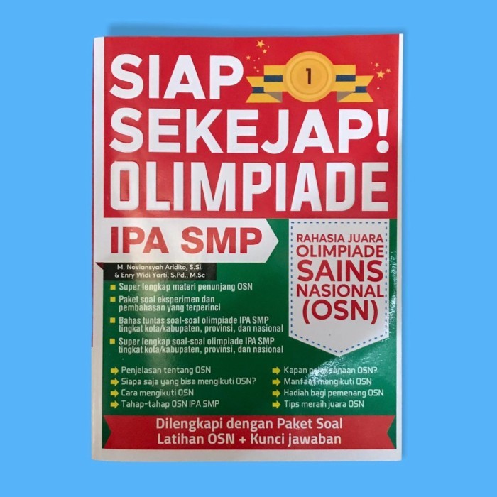 

Siap Sekejap Olimpiade IPA SMP OSN + Latihan Soal Dan Jawaban