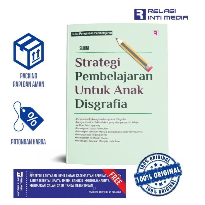 

Buku Strategi Pembelajaran untuk Anak Disgrafia