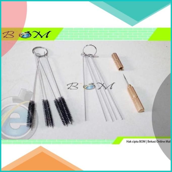sikat cleaning kit pembersih spray gun airbrush spet meiji auarita 14