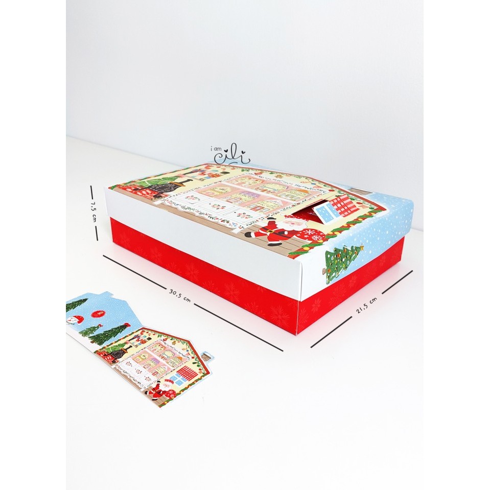 

(Box Beth) Dus Kue Kering Toples Natal/Merry Christmas Terbaik