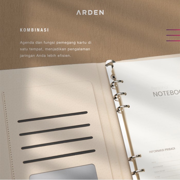 

Arden Elite Agenda - Buku Binder Agenda Kantor Premium Cover