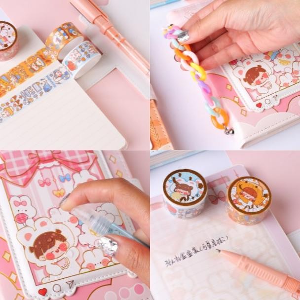 

Jurnal Set 5 In 1 Buku Diary Gift Set Notebook Paket Hampers Set 1940