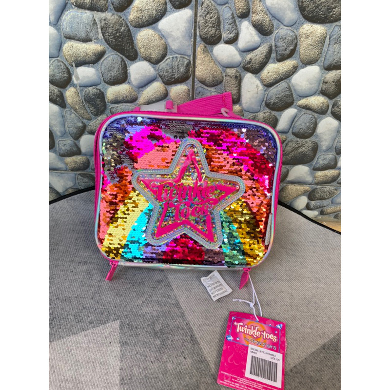 KULITAS TERBAIK- Sale 70% Lunch Bag/Tas Bekal by Skechers Twinkle Toes Original 100%