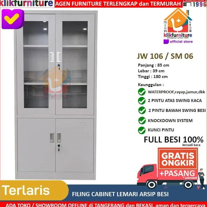 

STEEL CABINET DOKUMEN ARSIP LEMARI FILE BESI AK 06 / FC 06 ORIGINAL DAN TERPERCAYA