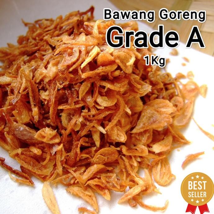 

Bawang Goreng Brebes Super Grade A murni 1kg