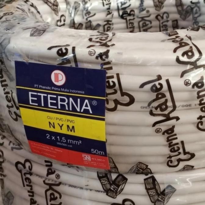 *#*#*#] Kabel Listrik NYM 2 x 1,5mm kawat tembaga/serabut Meteran