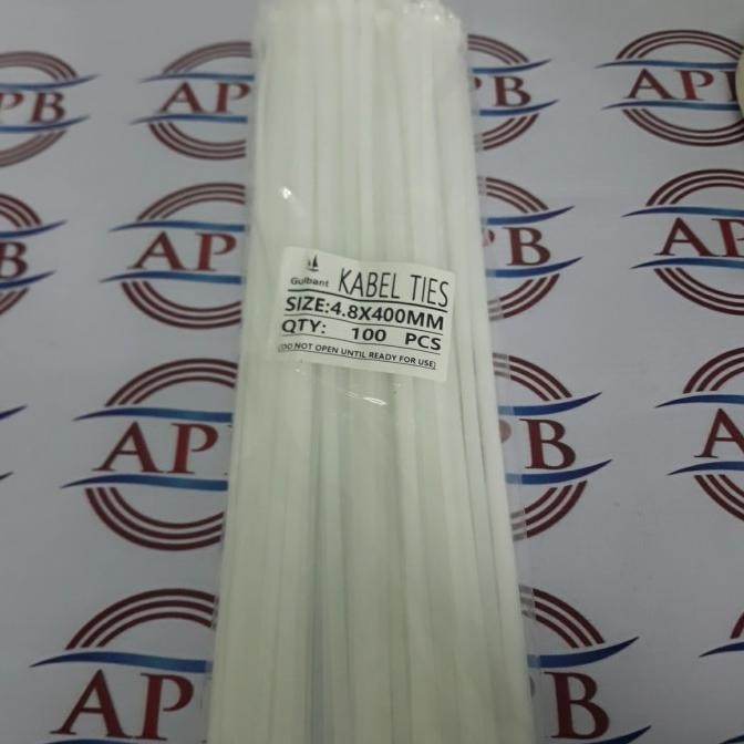 

{{{{{{] Gulbant - Kabel ties 4,8 x 400mm / 100 pcs Putih