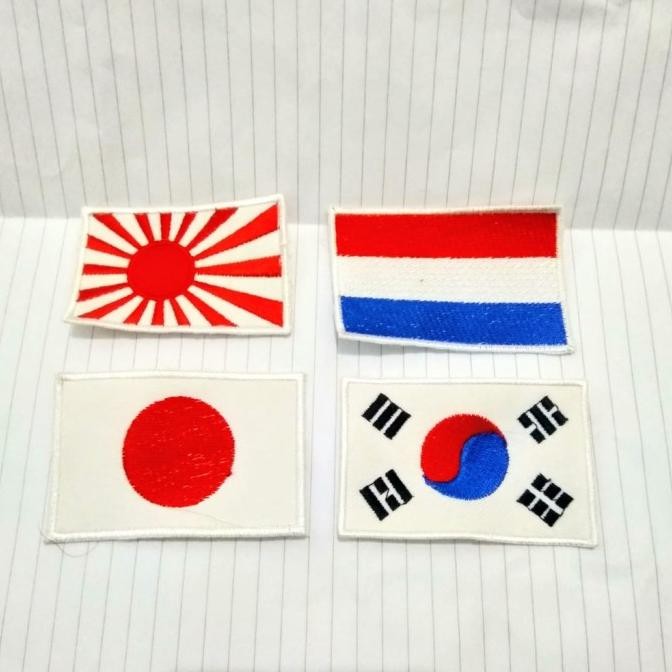 

best seller] Patch Bordir Bendera Luar Negeri Premium