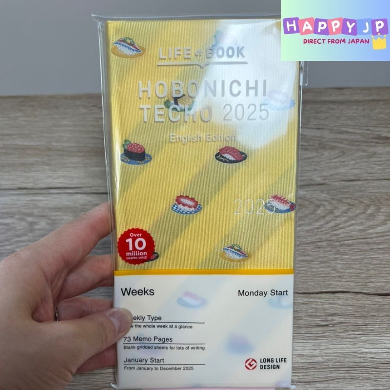

Hobonichi Techo 2025 Minggu Edisi Bahasa Inggris Tie & Chief/SUSHI Perencana Mingguan Awal Januari |8LDNPVgc|