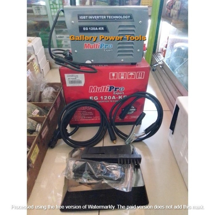 kosnew@ Multipro Expert EG120A-KR Mesin Las 900 Watt Travo Las MMA Inverter
