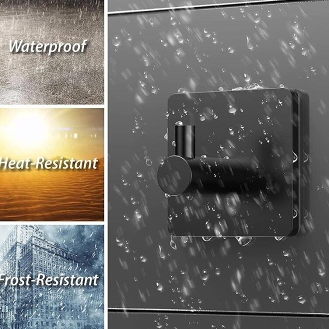 Ihls Gantungan Hook Wall Hanger Organizer Adhesive 1Pc Vss1760-Sier