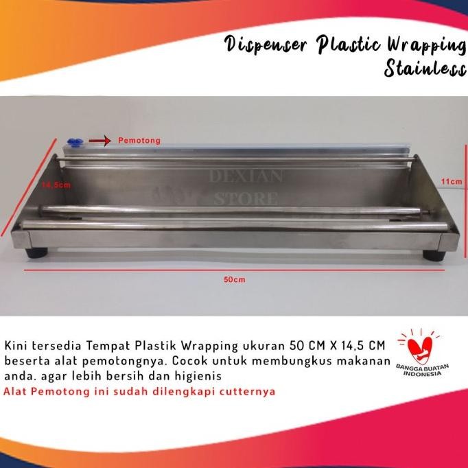 Alat pemotong plastik wrap (Dispenser plastik wrap)