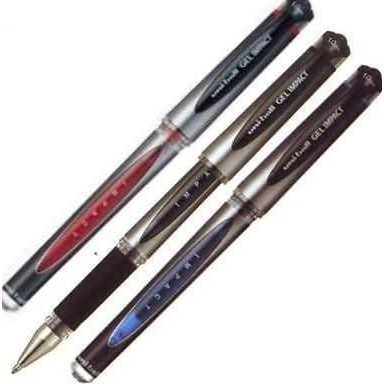 

UNI-BALL GEL IMPACT BROAD 1.0 ROLLER BALL PEN UM-153S [1 lusin/ 12pcs]