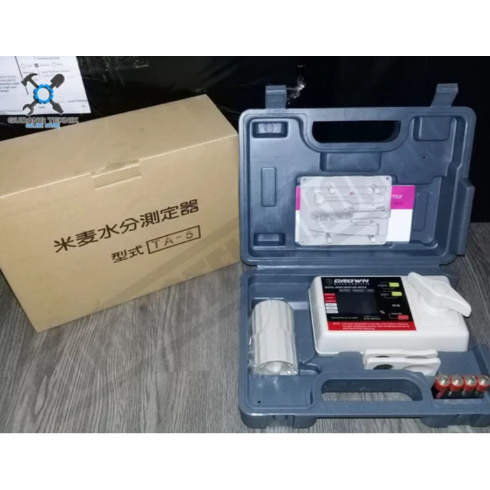 newgan Alat Ukur Kadar Air Padi Gabah Gandum Moisture Tester CRown Tester