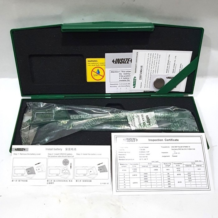 

newgan!! INSIZE 1108-200 Sigmat Digital 8 Inch 200 mm / Jangka Sorong Caliper