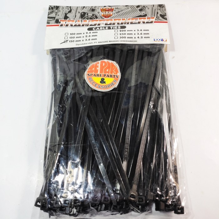 

Kabel Ties 150Mm X 3.6Mm Isi 100Pc Insulok Tali Ripet Barang Langka