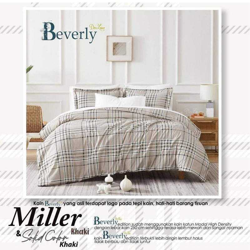 Bedcover & Sprei Premium Katun BEVERLY Motif Miller