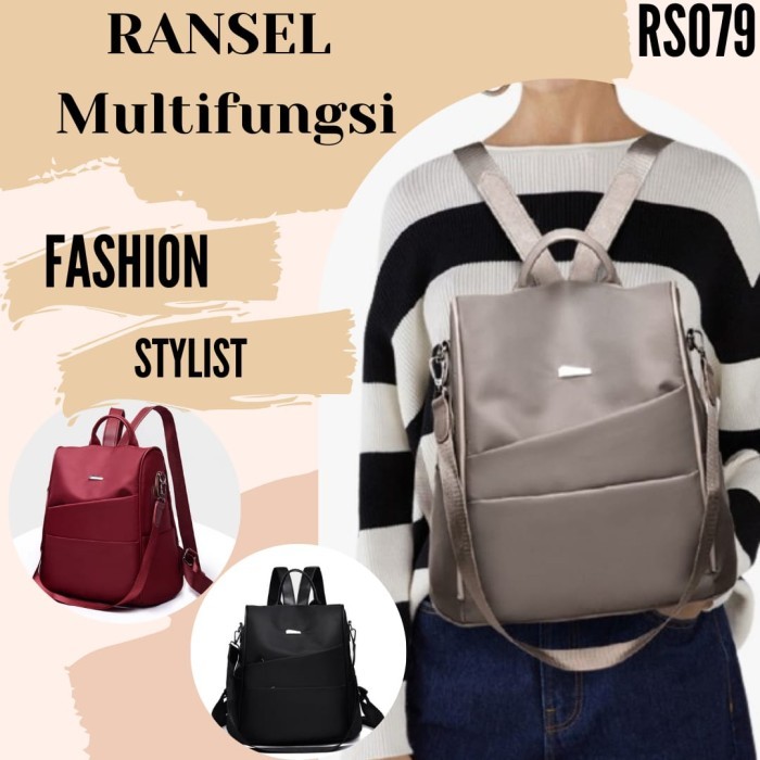 Tas Import / Tas Wanita / Tas Ransel Anti Maling Wanita RS079