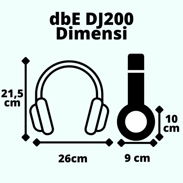 Dbe Dj200 High Quality Dj Headphone