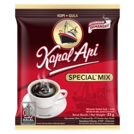 

1 Dus Kopi Kapal Api Special Mix 23Gr Sachet 1 Dus Isi 120S