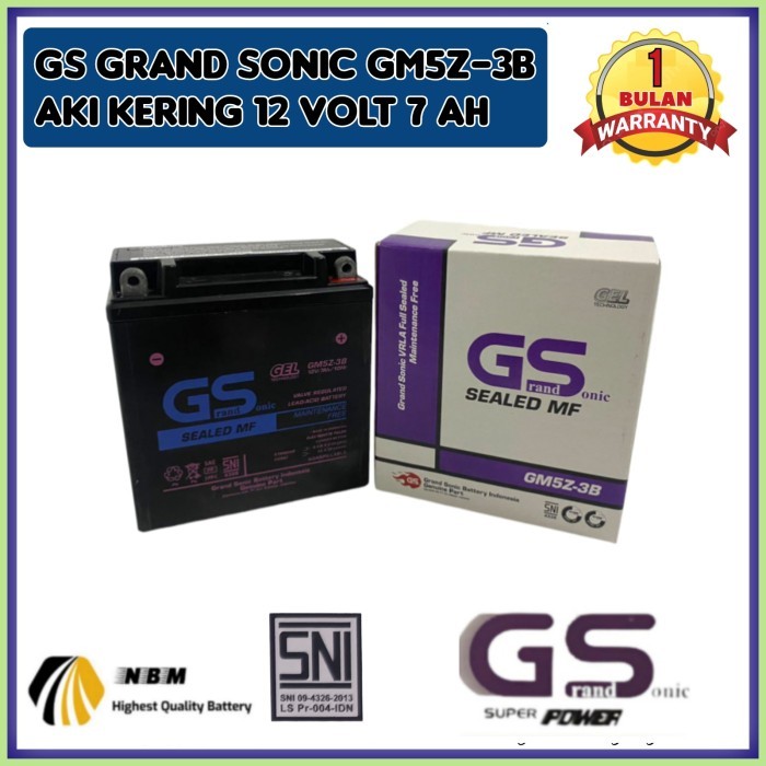 Aki Motor Mio sporty/Smile/Jupiter Burhan/FIZ R/Vega ZR GS GM5Z 3B
