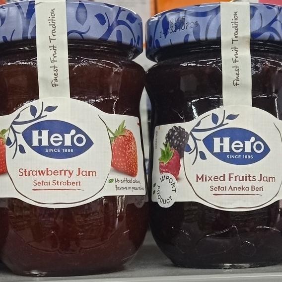 

~^~^~^] hero strawberry jam / mixed fruits jam 340gr selai