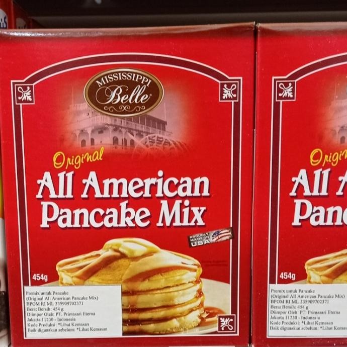 

siap kirim] mississippi belle pancake mix 454gr