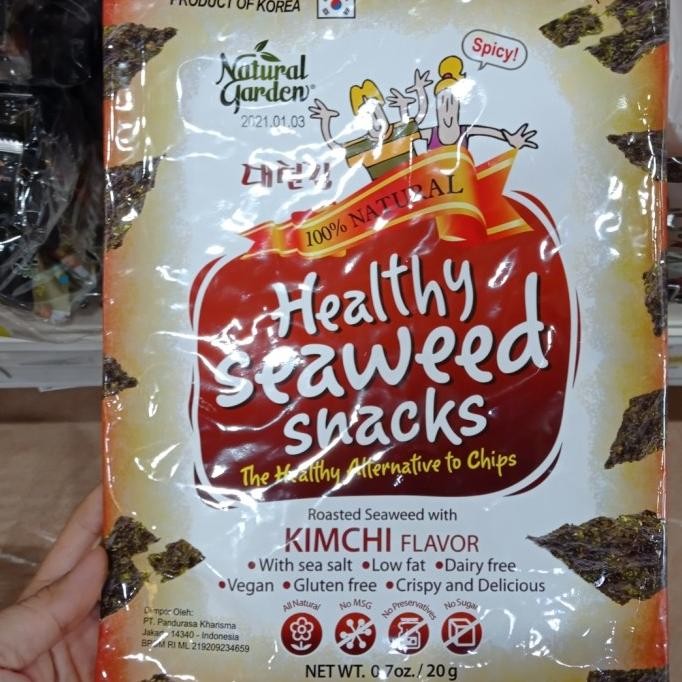 

+%+%+%] natural garden healthy seaweed kimchi flavor 20gr
