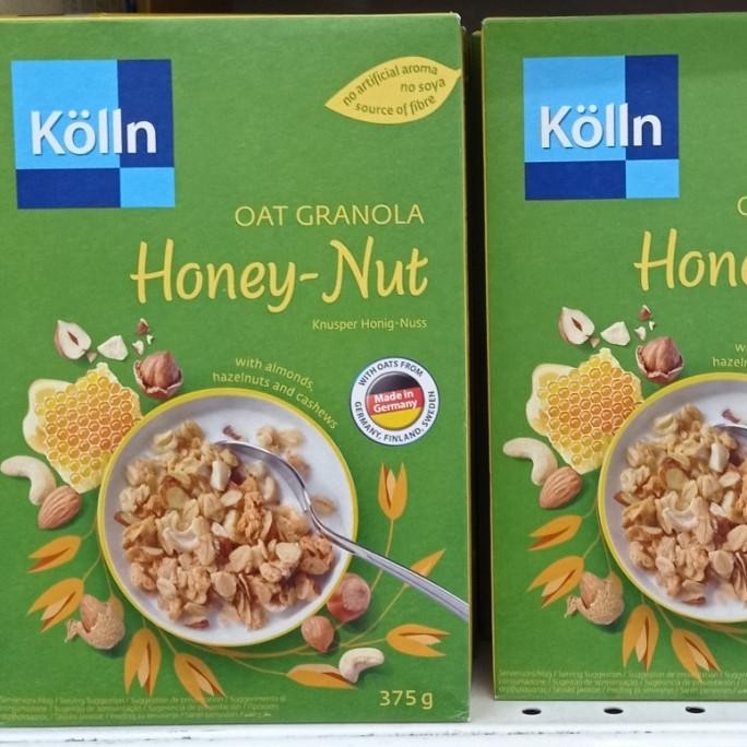

] kolln oat granola honey nut 375gr