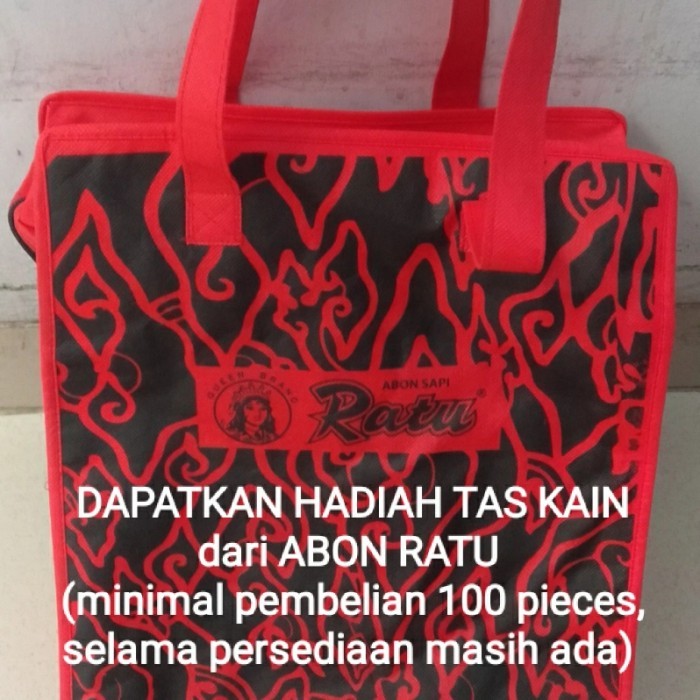 

Abon Sapi Cap Ratu (Grosir Dus An, Khusus Via Grab / Gojek) Terlaris