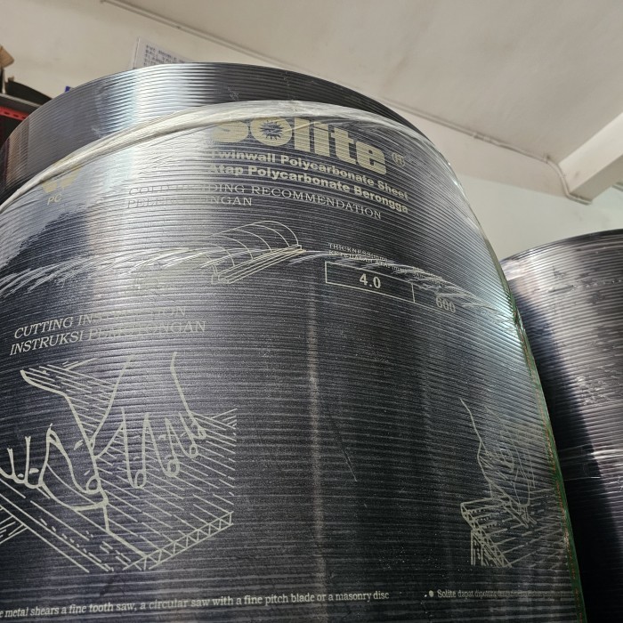monggo] Policarbonate Solite 4mm Atap Kanopi Anti UV Karpot Garasi Jemuran
