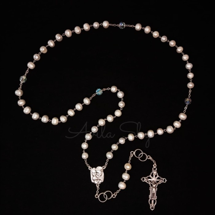 *#*#*#] Rosario Wedding Mutiara Air Tawar 2 Ring Rohani Katolik