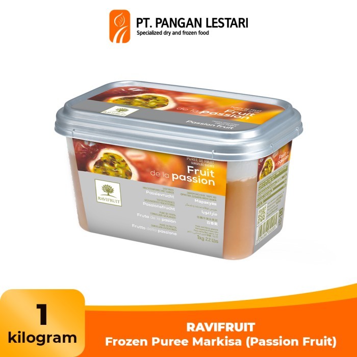 

Ravifruit Frozen Puree Markisa (Passion Fruit) 1 Kg Barangbaru