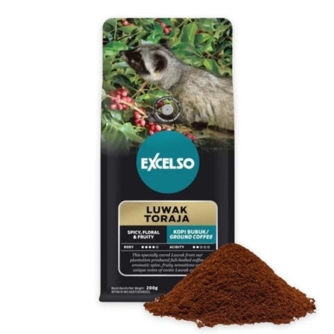 

Excelso Luwak Toraja Kopi Bubuk 200 Gr
