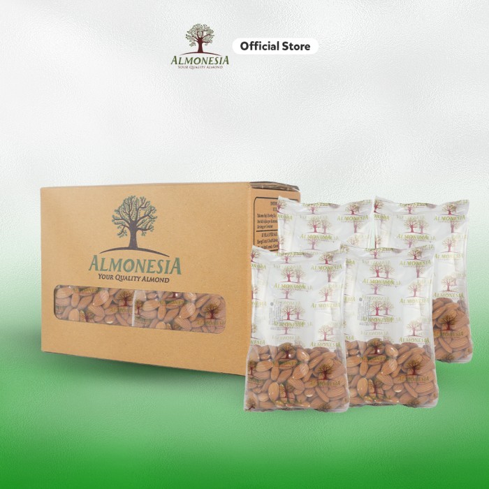 

Almonesia Natural Whole Almond - 4 X 250Gr Terbaik