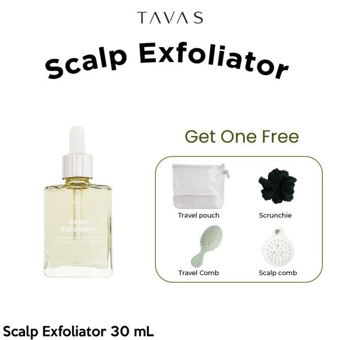 Tavas Scalp Exfoliator 30ml / Vitamin perawatan kulit kepala