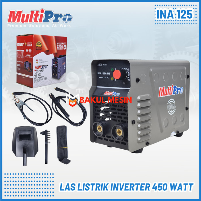 Terlaris Multipro Solid 125 Mesin Travo Las Listrik Inverter 450Watt
