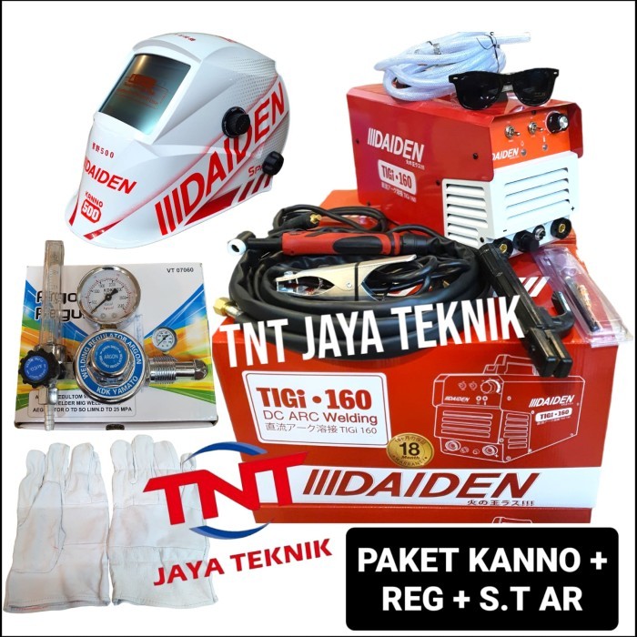 Cuci Gudang Mesin Las Argon Daiden Tigi 160 / Travo Las Inverter Daiden Tig 160