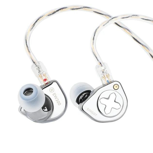 Simgot Ew300 1Dd+1Planar+1Pzt Tribrid Driver In Ear Monitor Earphone