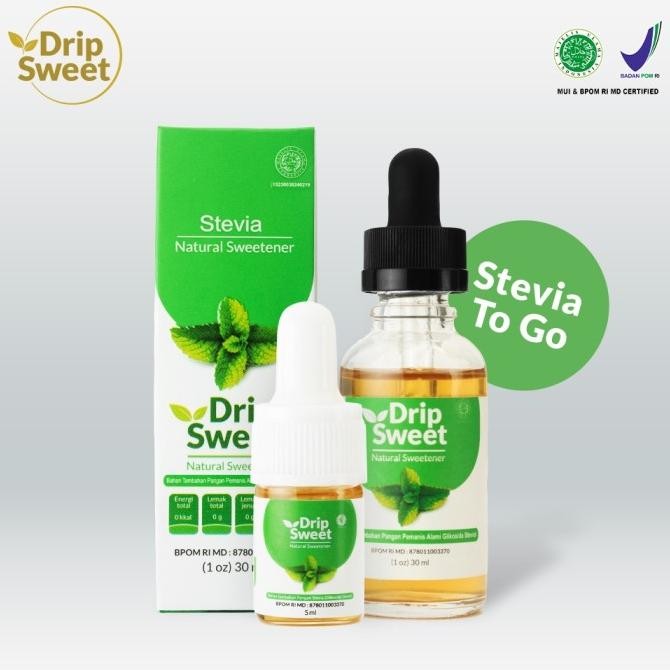 

DRIP SWEET NATURAL SWEETENER PEMANIS ALAMI DRIPSWEET EKSTRAK STEVIA ORIGINAL DAN TERPERCAYA