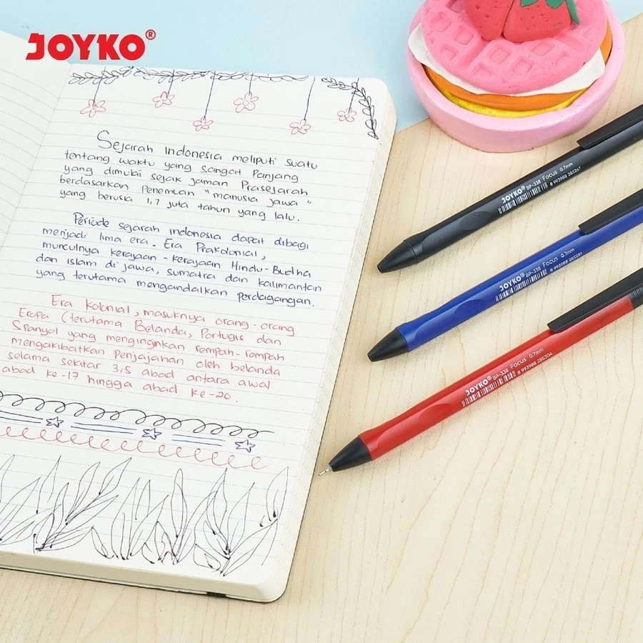 

Pena Joyko BP-338 Pulpen Joyko Pen Joyko Bolpen Joyko BP-338 Hitam Pen Joyko Ball