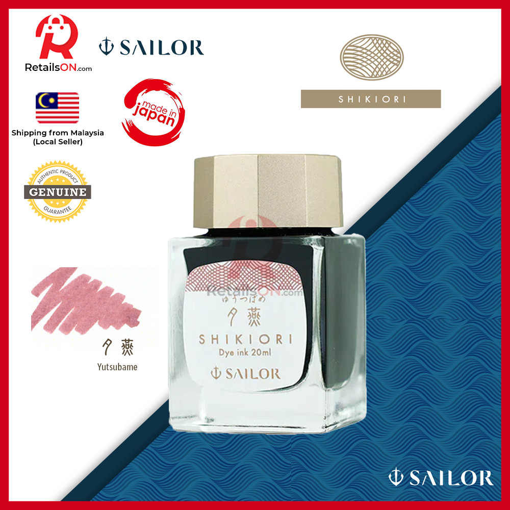 

Botol Tinta Sailor Shikiori Sansui 20ml - Yutsubame / [RetailsON] |Q20W98HP|