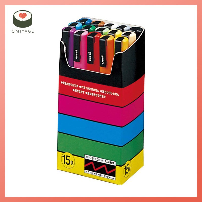 

Uni-Ball POSCA Marker/Sign Pen Marker Fine Round Core 15 Colors Set PC-3M 15C st518 |dJZiv7o3|