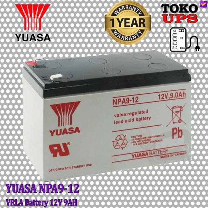 baterai ups 12v 9ah yuasa npa9-12 termurah