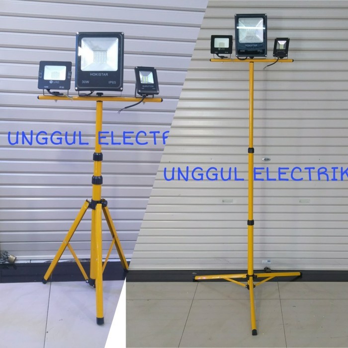 Terlaris Tripod Lampu Sorot / Tiang Dudukan Lampu Sorot