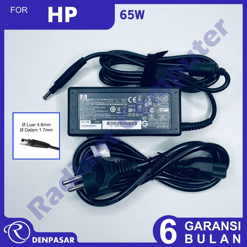 Adaptor Charger HP Envy 6, Envy 4