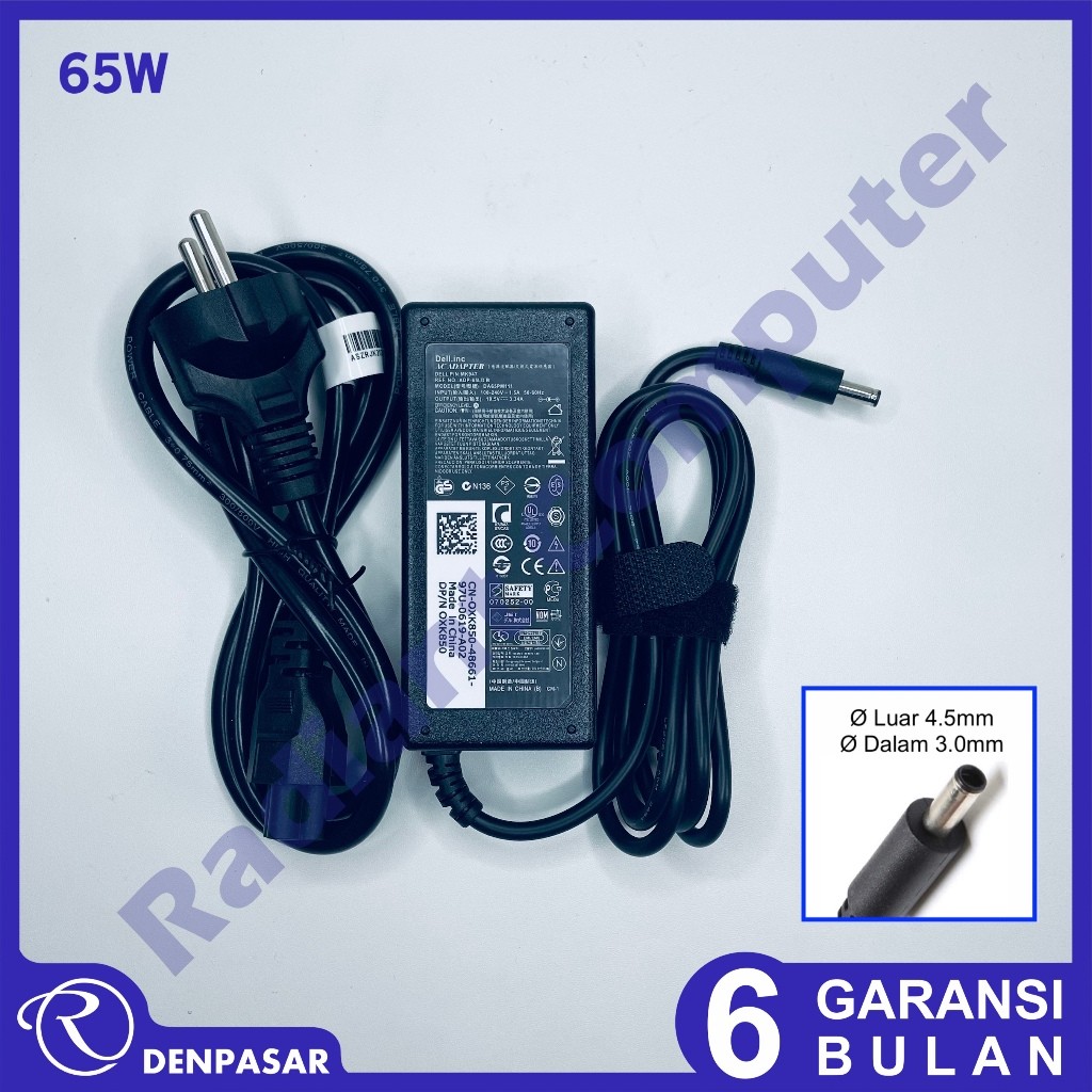 Adaptor Charger DELL Vostro 3458 3478 3481 3480