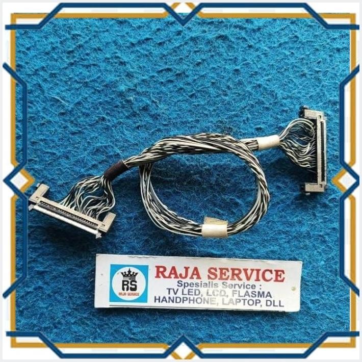 [RJ55] KABEL TV TOSHIBA 40PU200EJ LVDS FLAXIBLE DARI TCON KE MAINBOARD