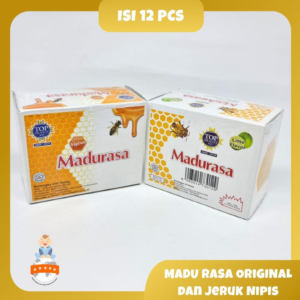 

Terlaris Madu Rasa Original Dan Jeruk Nipis Madurasa Box Sachet Isi 12 Terlaris